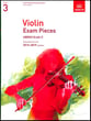 Violin Exam Pieces, 2016-2019, Grade #3 Violin and Piano - ABRSM P.O.P. cover